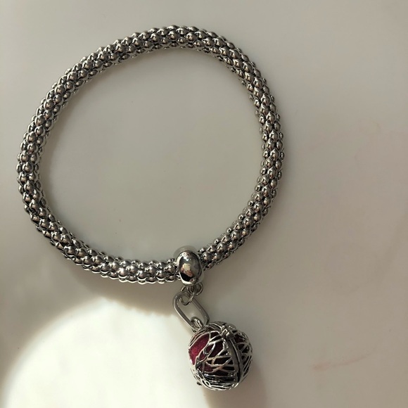 OPTIONS Antique Silver Stone Aromatherapy Pendant Essential Oil Diffuse Jewelry - Picture 6 of 9